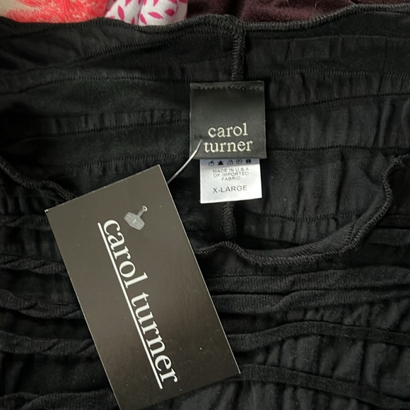 Carol Turner Fiore, flared black sleeveless Tank dress - Picture 5 of 6